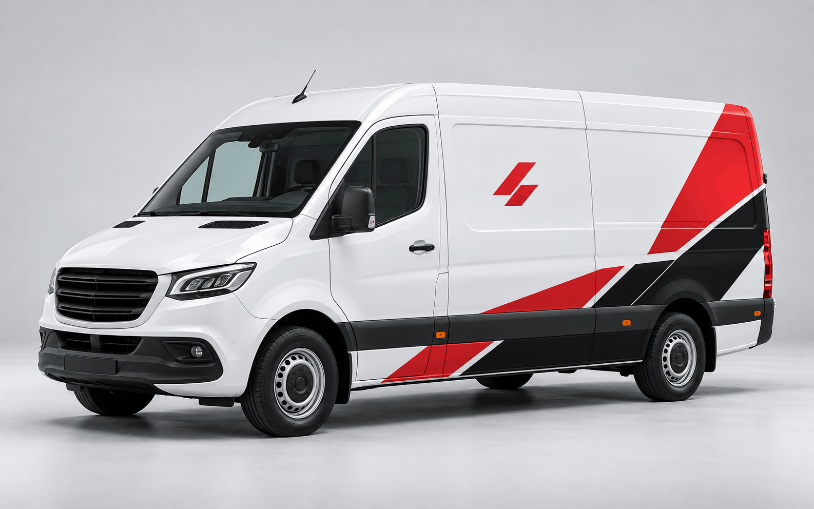 Focused contrast vehicle branding concept